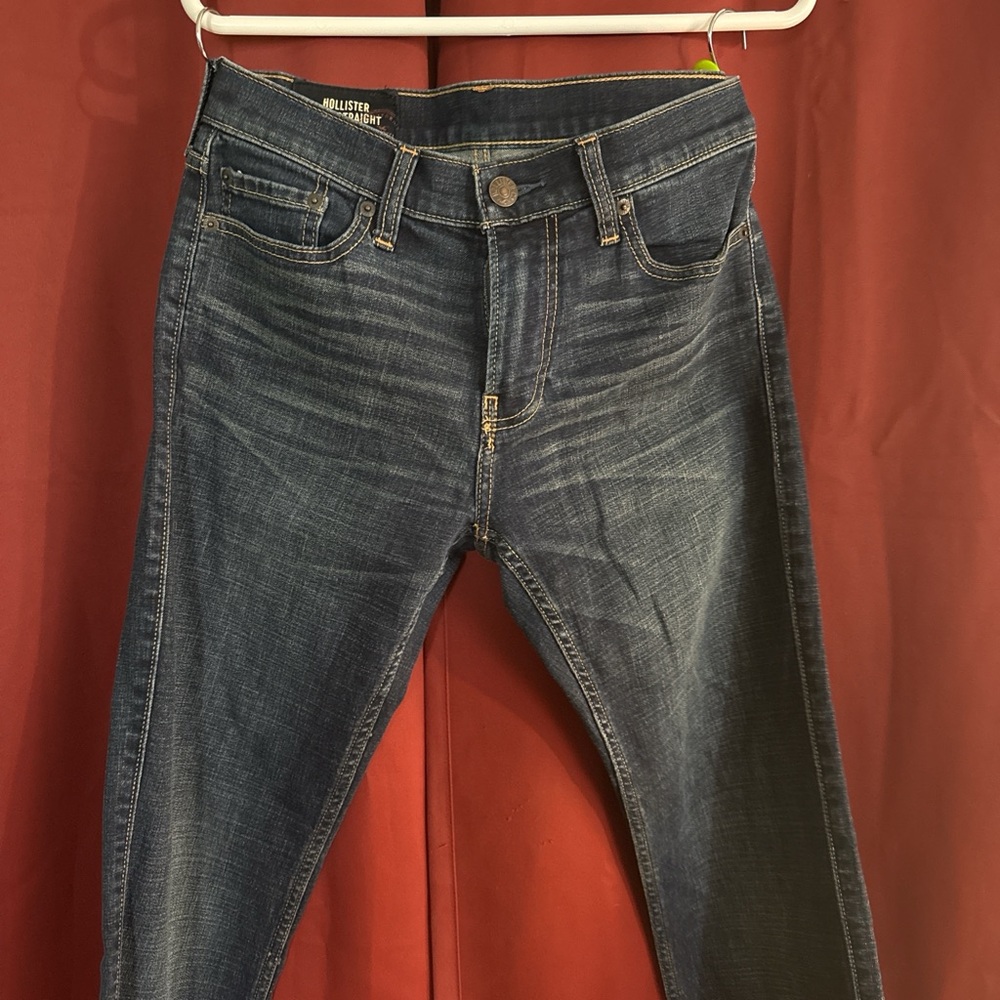 Hollister Women's Dark Blue Skinny Jeans